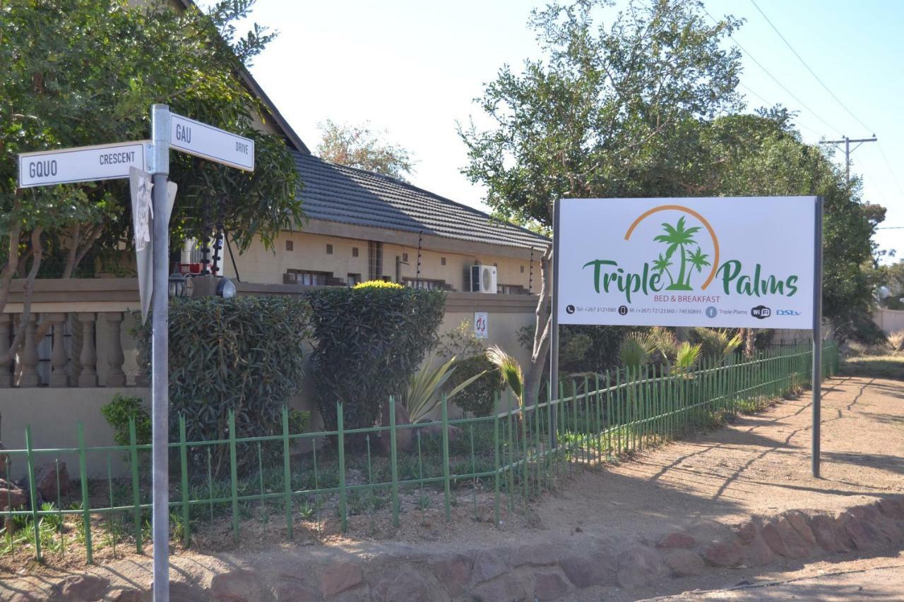 Triple Palms Bed And Breakfast Γκαμπορόνε Εξωτερικό φωτογραφία